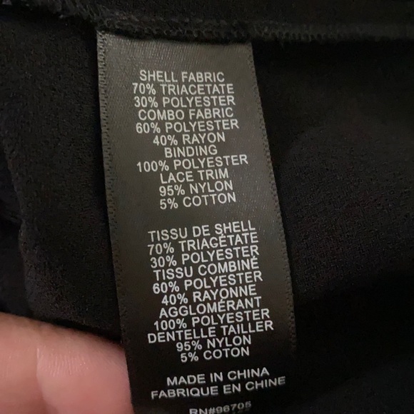 ❌SOLD❌Rebecca Taylor Black Lace Detailed Sheath Dress🖤🖤🖤 - Picture 8 of 8